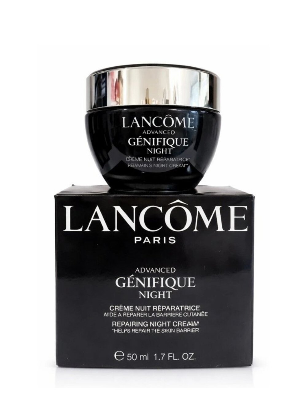 Lancome Advanced Genifique Repairing Night Cream - 1.7 oz / 50mL New